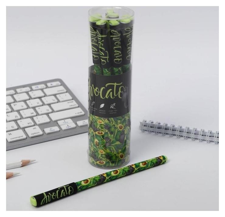 

Ручка с колпачком и нанесением Soft-touch "Avocato"