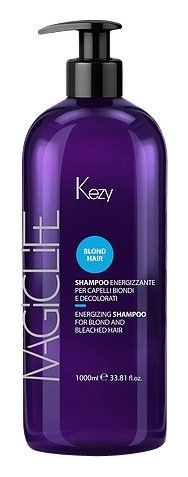 Шампунь укрепляющий для светлых и обесцвеченных волос Kezy Magic life