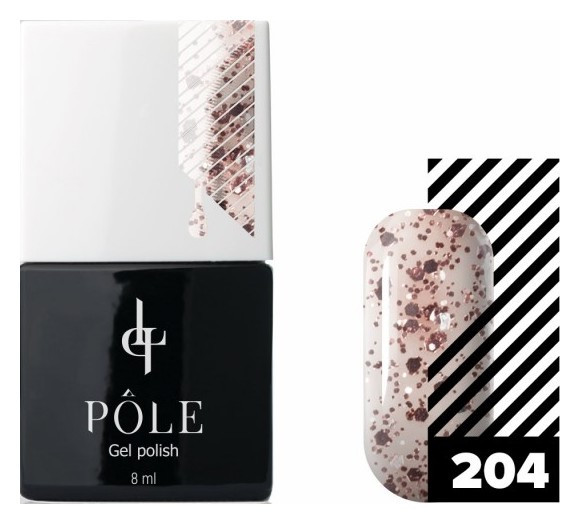 Тон 204 Сверкающая карамель  POLE