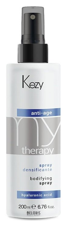 Спрей для придания густоты с гиалуроновой кислотой Anti-age spray Kezy My terapy