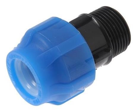 

Муфта ПНД Valfex, D=20 мм х 3/4", наружная резьба