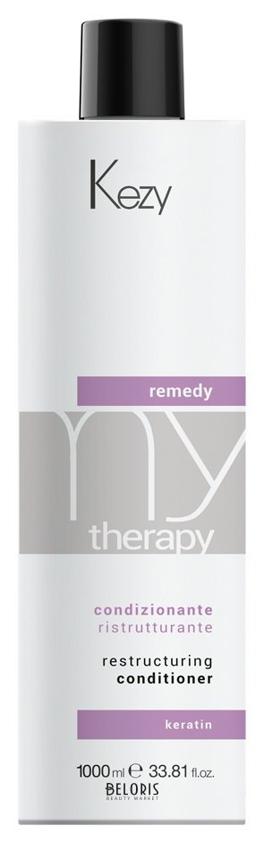 Кондиционер реструктурирующий с кератином Remedy conditioner Kezy My terapy