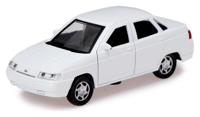 

Машина металлическая Lada 110, открываются двери, инерция, цвет белый