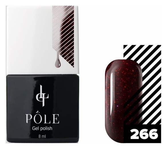 Тон 266 Бордовая звезда  POLE