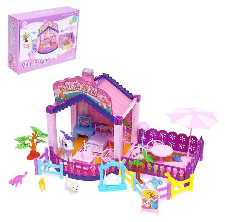 Дом для кукол с аксессуарами Villa Sogno  