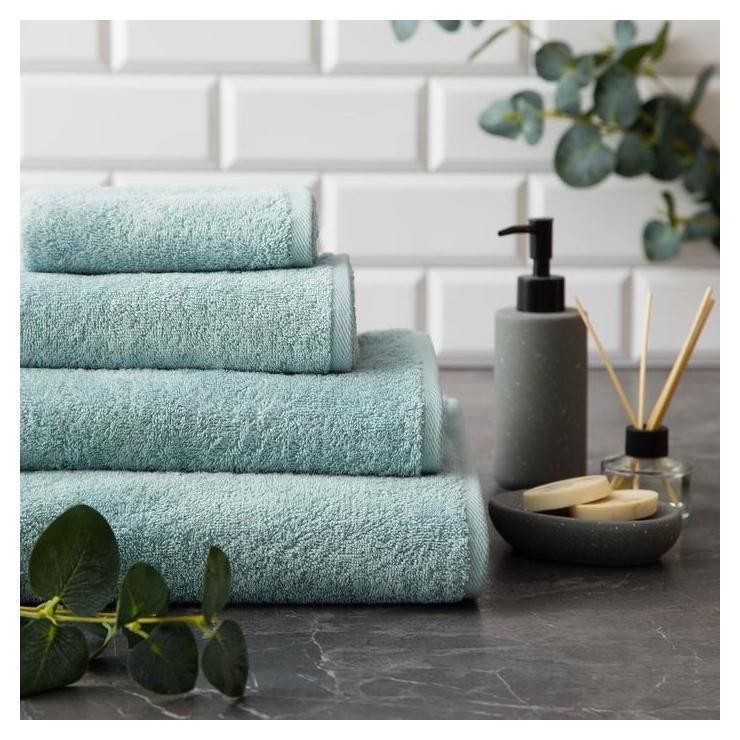 

Полотенце махровое "Этель" Organic Mint  см, 100% хл, 420гр/м2, Мятный