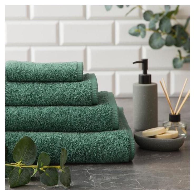 

Полотенце махровое "Этель" Organic Eucalyptus  см, 100% хл, 420гр/м2, Зеленый