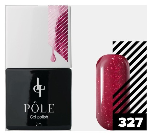 Тон 327 Малиновое мерцание  POLE