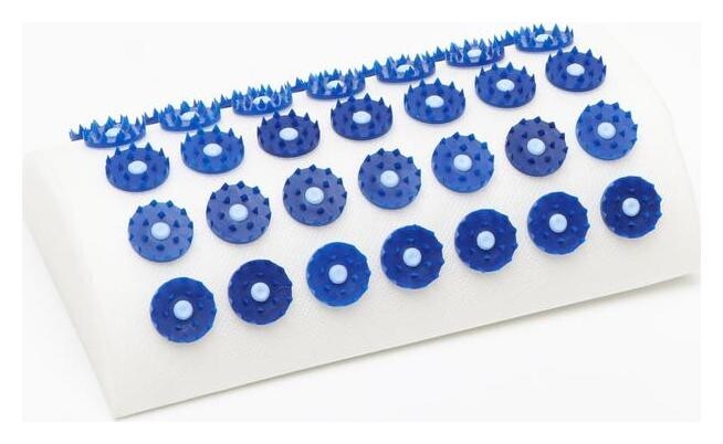 Валик для шеи Аппликатор Кузнецова спанбонд 140х230 мм Цвет синий  ЭЛТИЗ