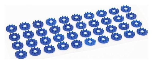 Аппликатор кузнецова, 40 колючек, цвет синий, спанпонд, 140*320 мм ЭЛТИЗ