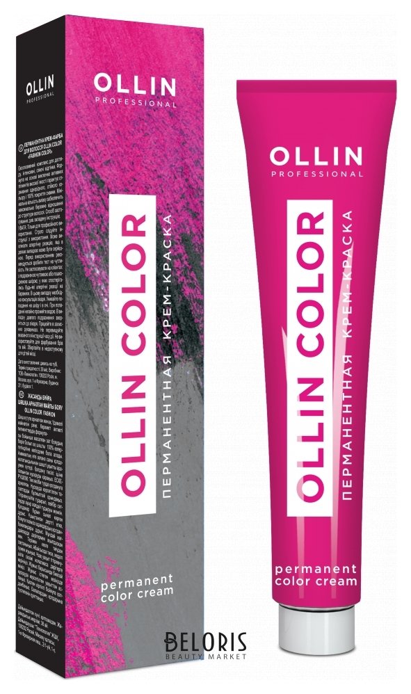 Крем-краска для волос перманентная Permanent colour cream OLLIN Professional Color