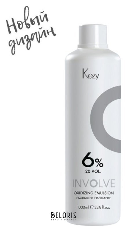 Окисляющая эмульсия 6% Involve Cream Developer Kezy Involve