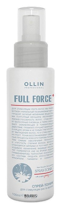 Спрей-тоник для стимуляции роста волос OLLIN Professional Full Force