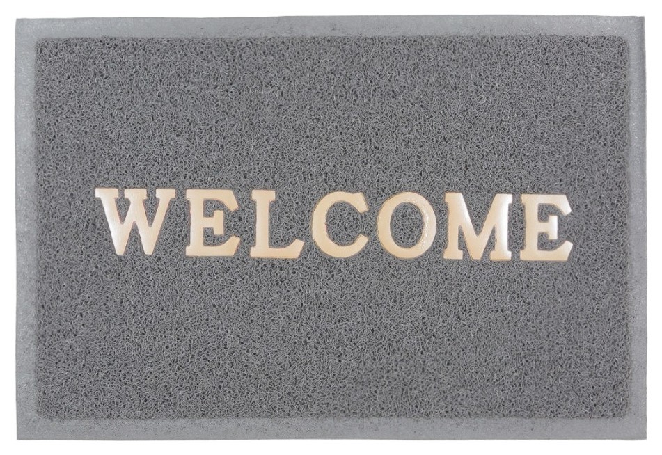 

Коврик "Spongy. Welcome", 50х80 см, цвет серый