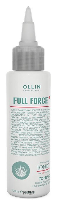 Тоник против перхоти с экстрактом алоэ OLLIN Professional Full Force