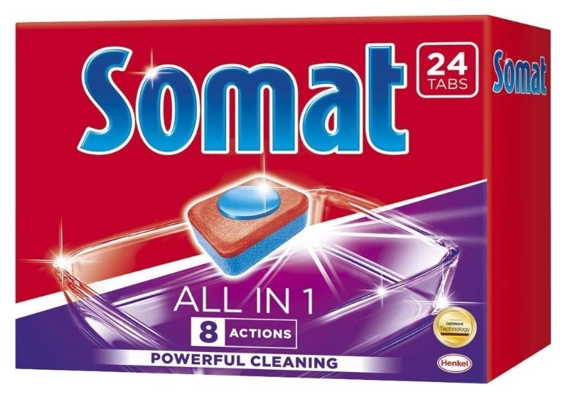 Таблетки для посудомоечных машин Somat 
