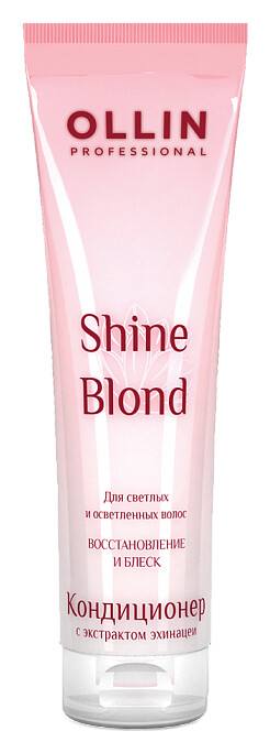 Kондиционер с экстрактом эхинацеи OLLIN Professional Shine Blond