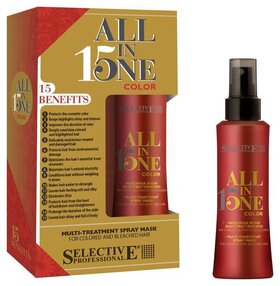 Маска-спрей 15 в 1 для окрашенных волос  Selective Professional