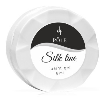 Гель-краска для тонких линий Silk line POLE