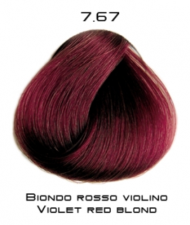 Тон 7.67 Блондин красно-фиолетовый Selective Professional