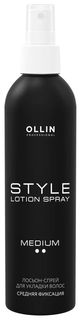 Лосьон-спрей для укладки волос средней фиксации OLLIN Professional