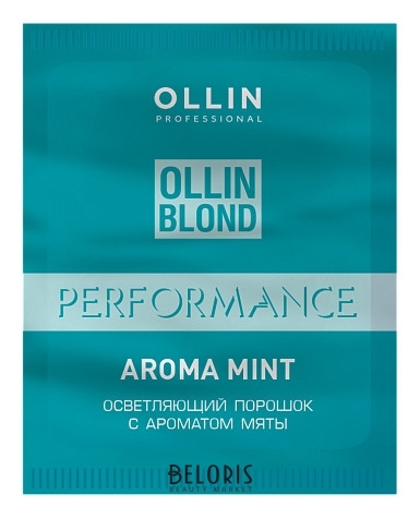 Осветляющий порошок с ароматом мяты OLLIN Professional Performance