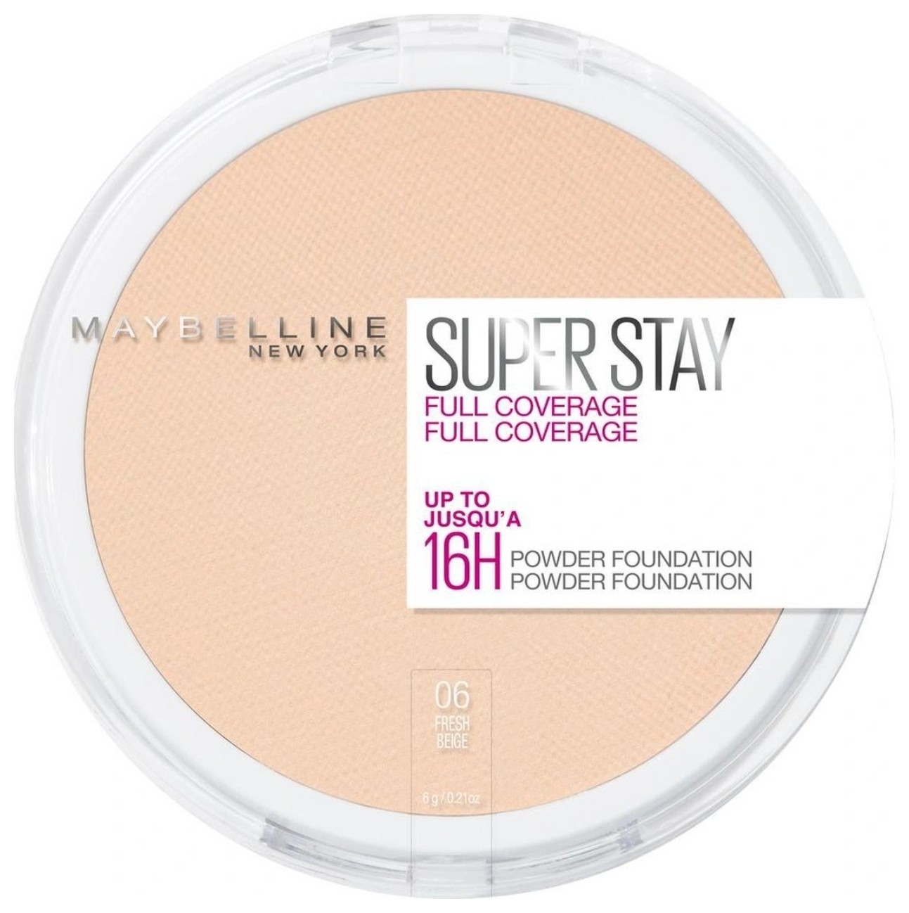 Тон 06 Fresh Beige  Maybelline New York