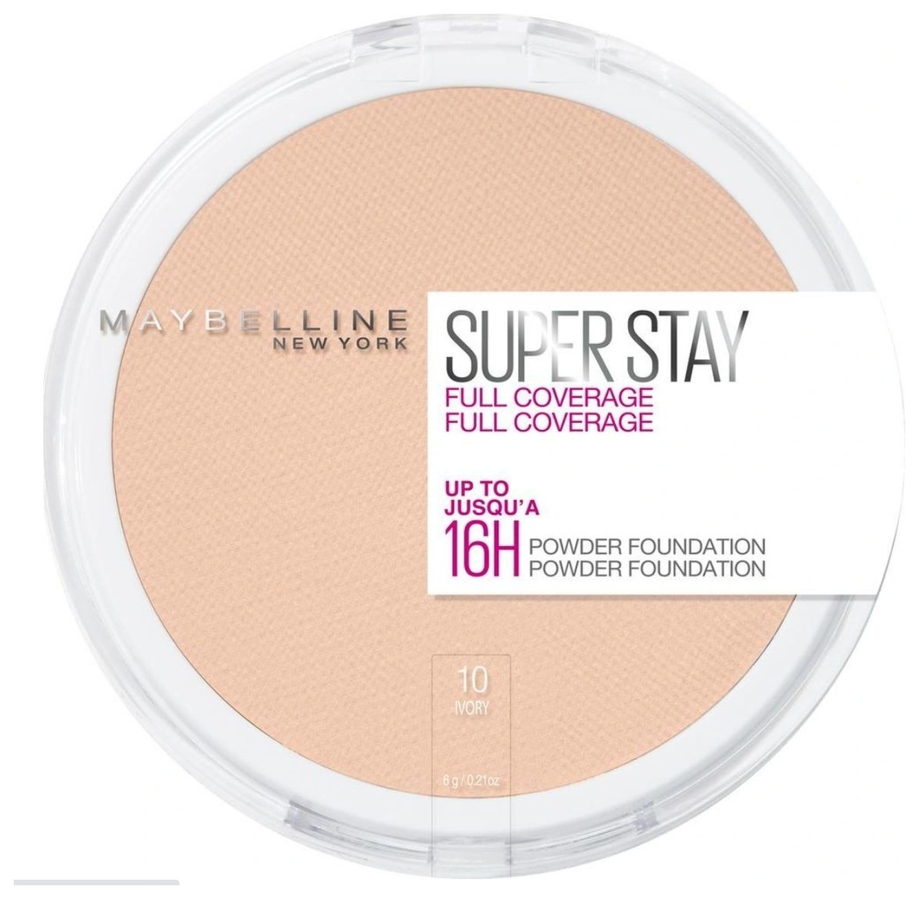 Тон 10 Ivory  Maybelline New York