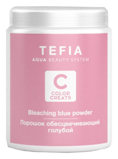 Порошок обесцвечивающий голубой "Color Creats" Tefia