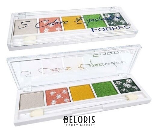 Тени для век 5 Colors 1243 Farres