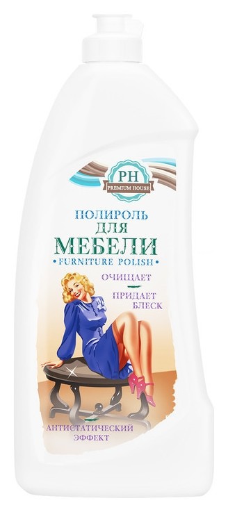 Средство по уходу за мебелью "Полироль для мебели" (500 мл)  Premium House