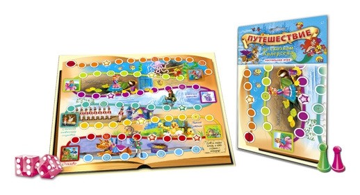 

Настольная макси-игра "Путешествие по сказкам андерсена", Разноцветный
