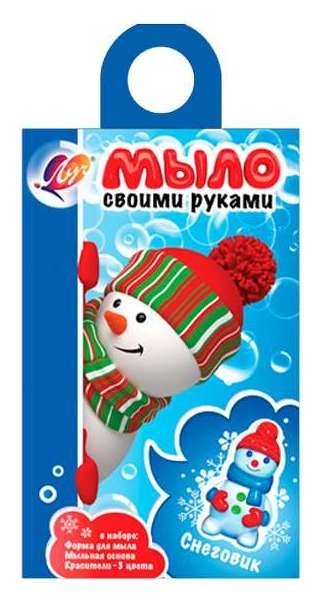 

Набор для творчества "Мыло своими руками. снеговик", Мультиколор