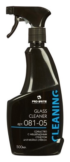 Профессиональное моющее средство для стекол с нашатырным спиртом Pro-brite "Glass Cleaner", 500 мл  Pro-brite