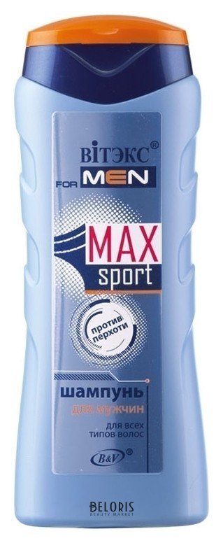 Шампунь для мужчин для всех типов волос Белита - Витекс MAXsport
