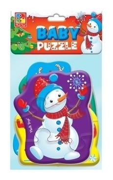 

Мягкие пазлы Baby Puzzle "Новогодние приключения", Разноцветный
