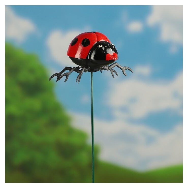 Декоративный штекер "Божья коровка"  