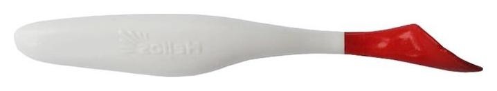 

Виброхвост Helios Vigor 9,5 см White & Red Hs-6-003, 7 шт.