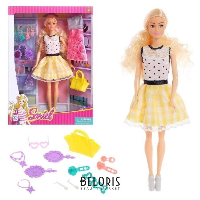 Кукла модель «Кристина» с платьем и аксессуарами NNB
