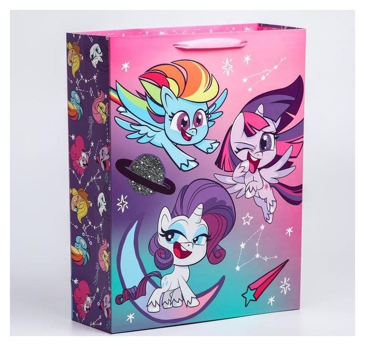 

Пакет ламинат вертикальный, 31х40х11 см, My Little Pony