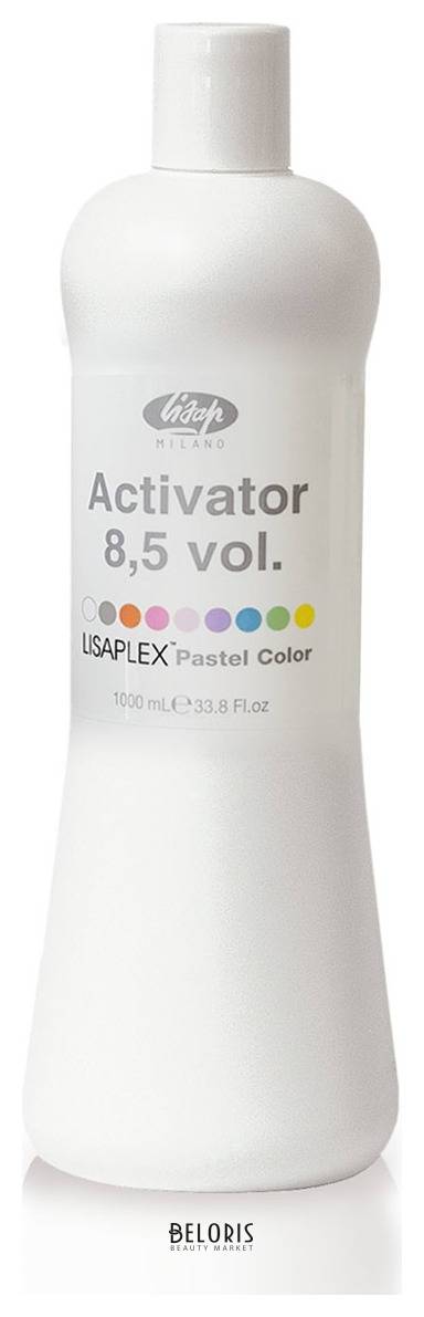 Эмулься-активатор 8.5 vol (2,5 %) Pastel color activator Lisap Lisaplex
