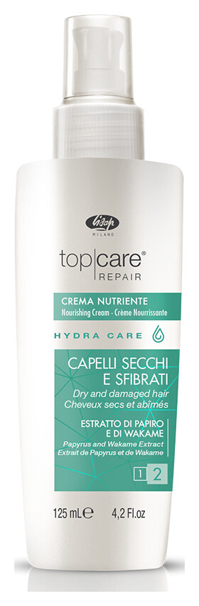 Питательный крем для волос мгновенного действия Top care repair nourishing cream Lisap Milano