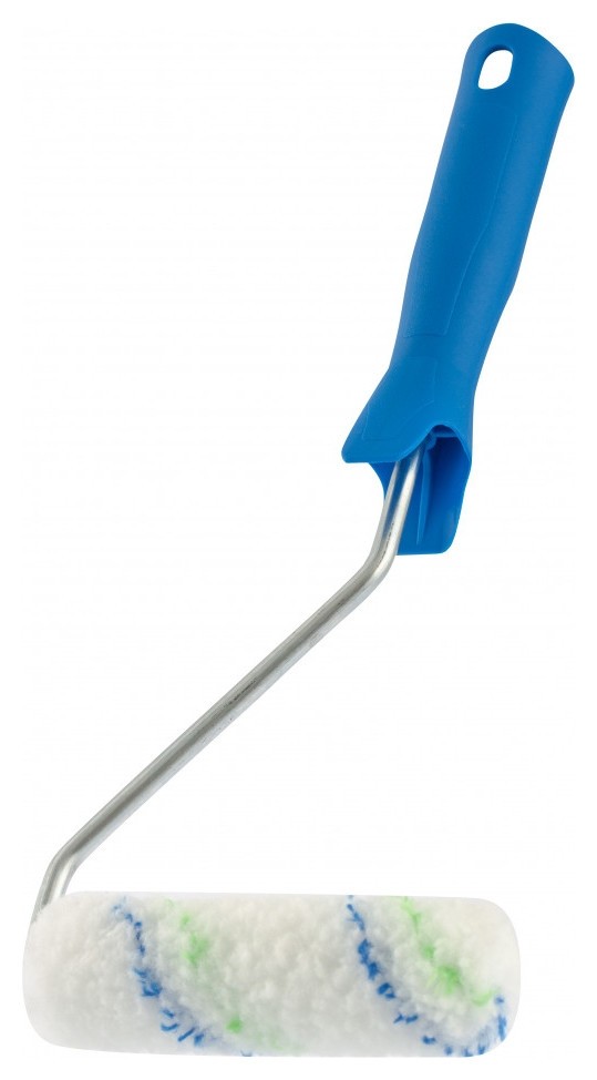 Мини-валик в сборе "Сибртех. водные краски", 110 мм, ворс 12 мм, 6 мм, полиэстер  Сибртех