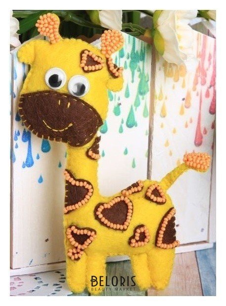 Набор для создания игрушки из фетра Жираф, арт. 2391200 Арт узор