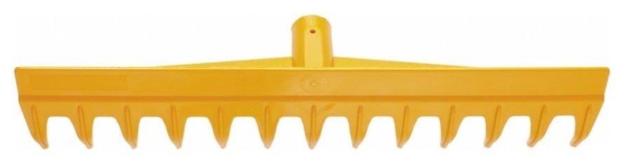 Грабли Palisad "61738", 13-зубые полипропиленовые с ребрами жесткости, без черенка, усиленные  Palisad