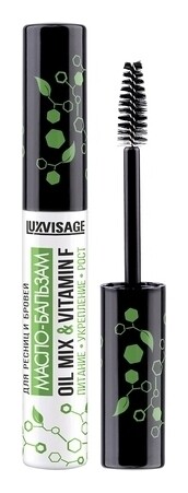 Масло-бальзам для ресниц и бровей OIL MIX & Vitamin F  Luxvisage