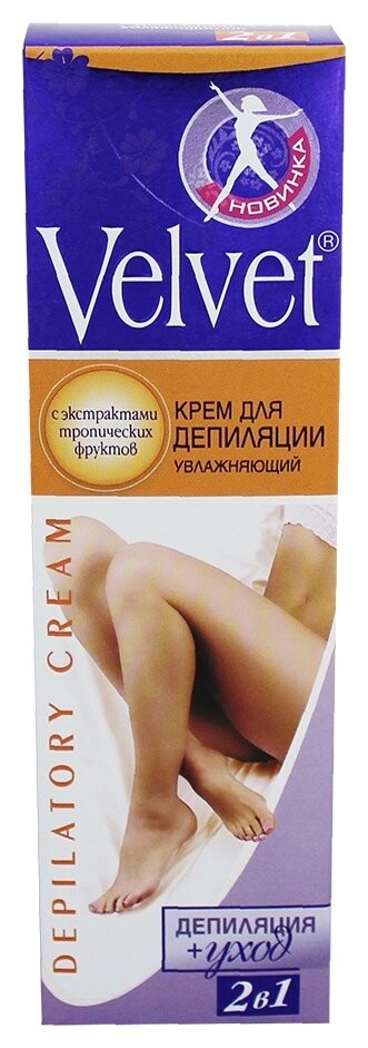 Крем для депиляции вельвет 2 в 1 фрукты, 100 мл  Velvet