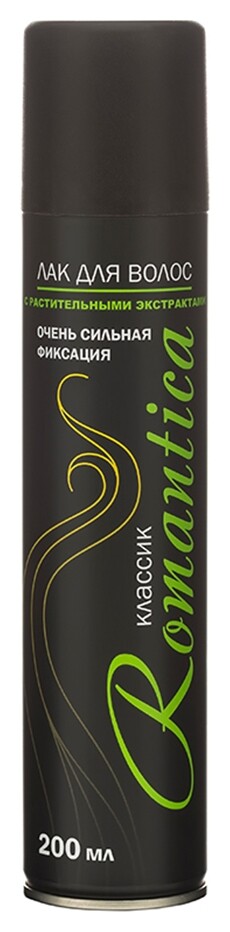 Лак для волос романтика классик, сверхсильная фиксация, 200 мл  Sibiar