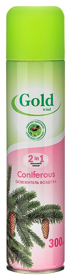 Освежитель воздуха Gold Wind хвойный, 300 мл  