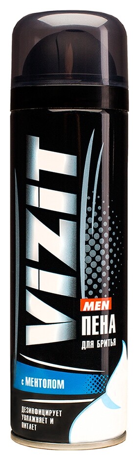 Пена для бритья Vizit Men с ментолом, 225 мл  Sibiar